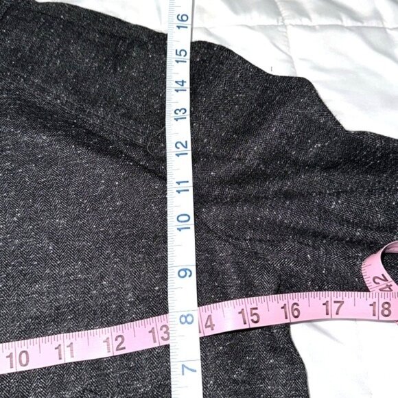 Iz Byer California Womens Gray Metallic Bomber Jacket With Zip Closure Ribbed He - Picture 9 of 9